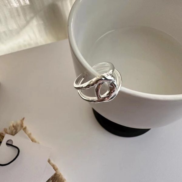 Wholesale 925 Sterling Silver Crossover Ring - Image 3