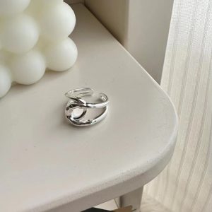 Wholesale 925 Sterling Silver Crossover Ring