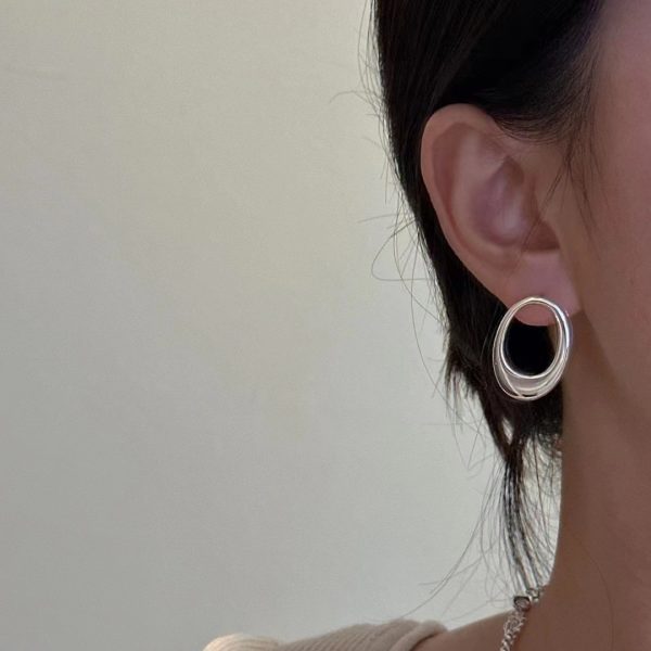 Wholesale 925 Sterling Silver AB Split Earrings - Image 4
