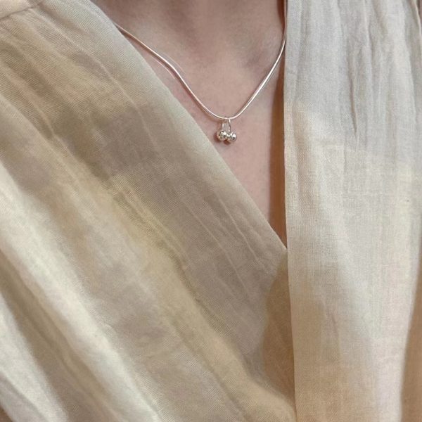 Wholesale 925 Sterling Silver Cherry Clavicle Chain - Image 4