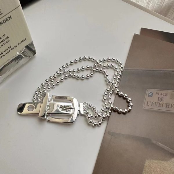 Wholesale 925 Sterling Silver Belt Buckle Bracelet