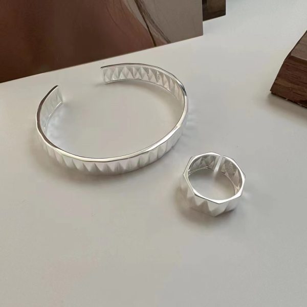 Wholesale 925 Sterling Silver Rhombus Bracelets & Rings - Image 4