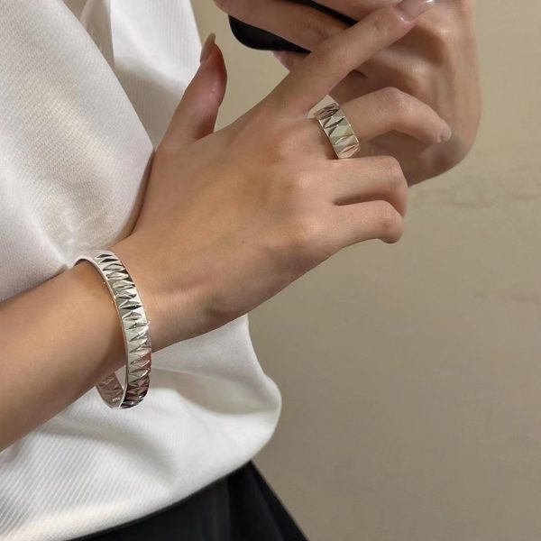 Wholesale 925 Sterling Silver Rhombus Bracelets & Rings - Image 7