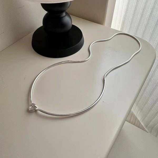 Wholesale 925 Sterling Silver Snake  Clasp Necklace - Image 3