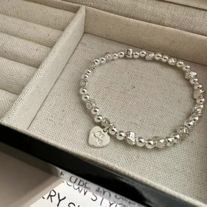 Wholesale 925 Sterling Silver Simple Bead Bracelet