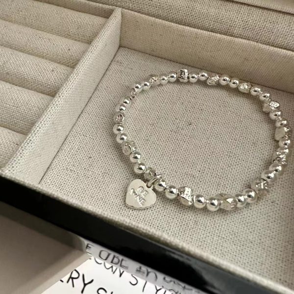 Wholesale 925 Sterling Silver Simple Bead Bracelet