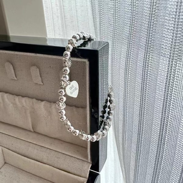Wholesale 925 Sterling Silver Simple Bead Bracelet - Image 3
