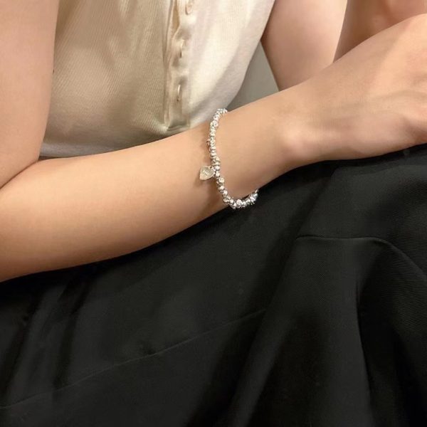 Wholesale 925 Sterling Silver Simple Bead Bracelet - Image 6
