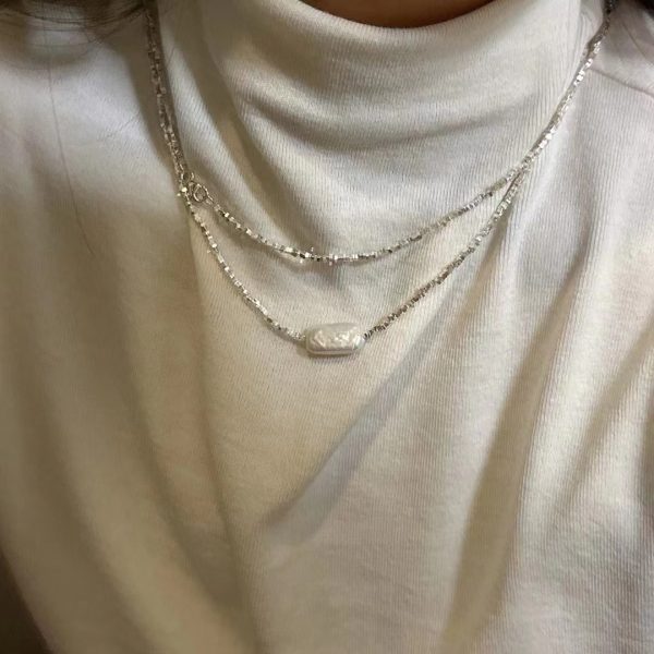 Wholesale 925 Sterling Silver Baroque Pearl Necklace & Bracelet - Image 8