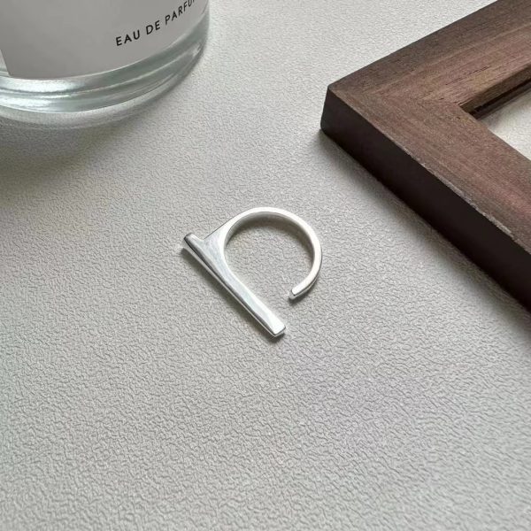 Wholesale 925 Sterling Silver Vertical Bar Shaped Ring - Image 3