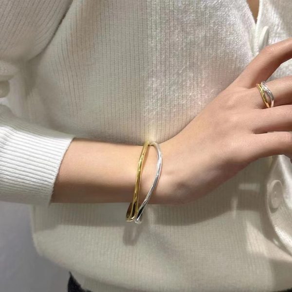 Wholesale 925 Sterling Silver Color Separation Bangle & Ring - Image 6
