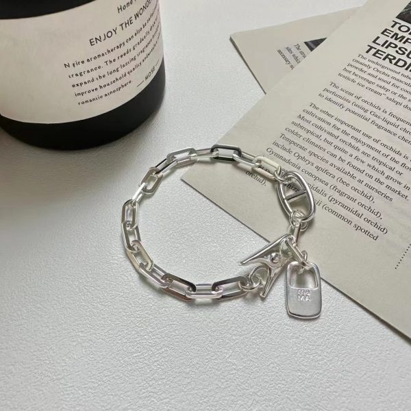 Wholesale 925 Sterling Silver Lock and Clip Necklace ＆ Bracelet - Image 3