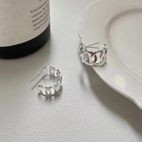Wholesale 925 Sterling Silver Interlocking Earrings & Ring - Image 3