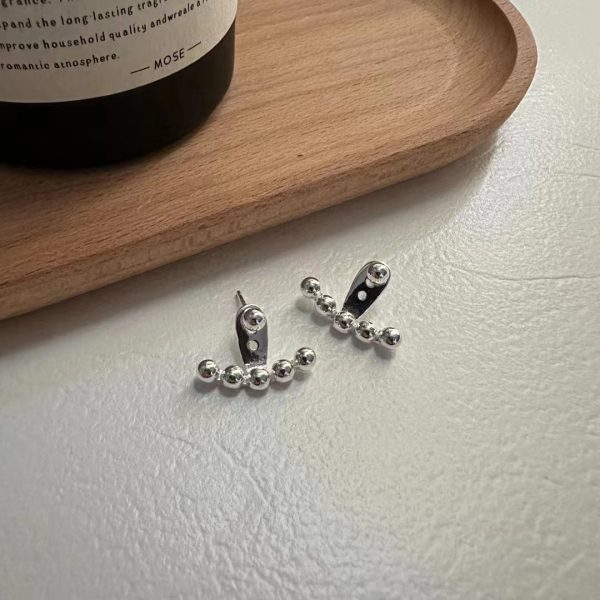 Wholesale 925 Sterling Silver Split Bead Earrings - Image 2