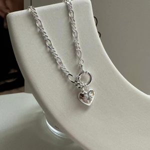 Wholesale 925 Sterling Silver Hexagram Heart Necklace