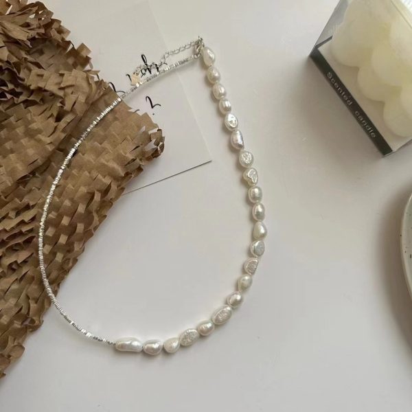 Wholesale 925 Sterling Silver Baroque Set Necklace ＆ Bracelet - Image 2