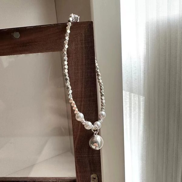 Wholesale 925 Sterling Silver Swarovski Pearls Necklace ＆ Bracelet - Image 2