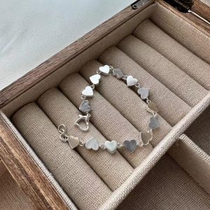 Wholesale 925 Sterling Silver Frosted Love Bracelet