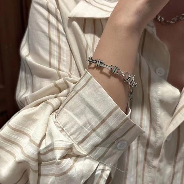 Wholesale 925 Sterling Silver Chunky Heavy Bracelet - Image 4
