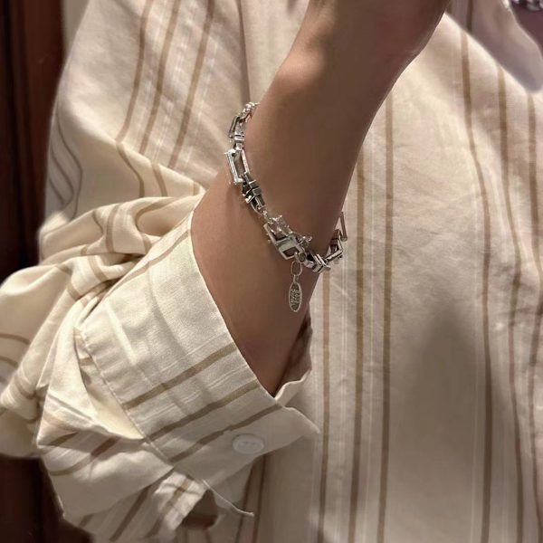 Wholesale 925 Sterling Silver Chunky Heavy Bracelet - Image 5