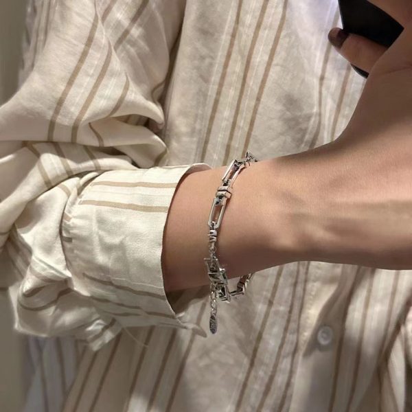Wholesale 925 Sterling Silver Chunky Heavy Bracelet - Image 6