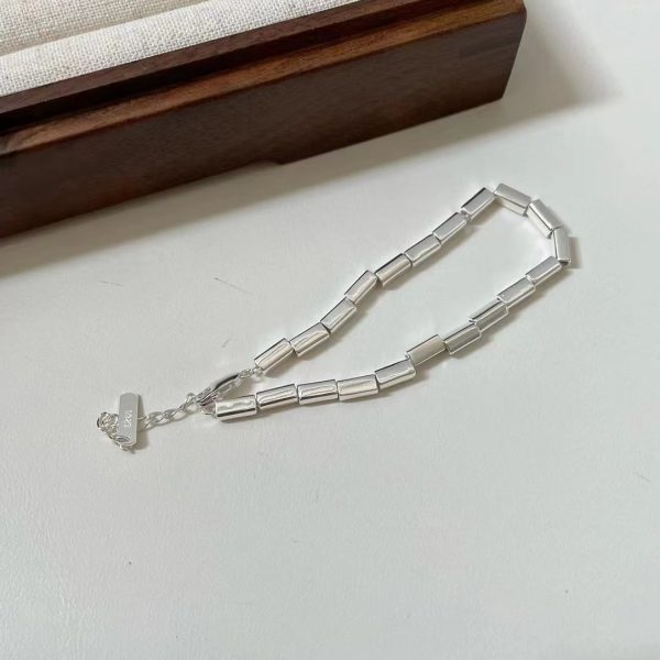 Wholesale 925 Sterling SilverTrendy Pipe Bracelet - Image 3
