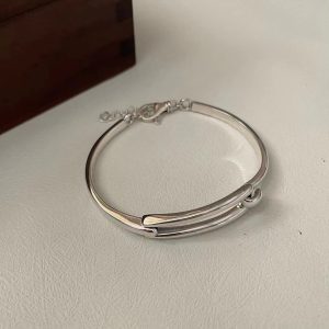 Wholesale 925 Sterling Silver Heavy Adjustable Bangle