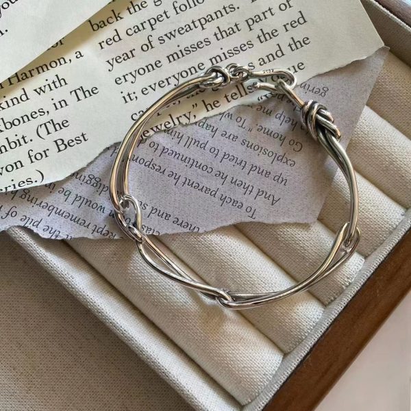 Wholesale 925 Sterling Silver Buckle Bangle - Image 2