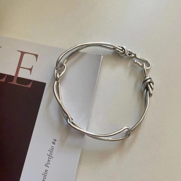 Wholesale 925 Sterling Silver Buckle Bangle - Image 3
