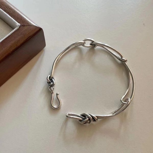 Wholesale 925 Sterling Silver Buckle Bangle