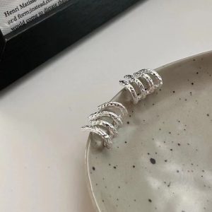 Wholesale 925 Sterling Silver Four Claw Stud Earrings