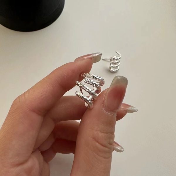 Wholesale 925 Sterling Silver Four Claw Stud Earrings - Image 3