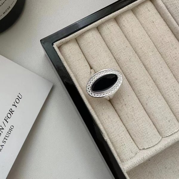 Wholesale 925 Sterling Silver Oval Seal Ring - Image 2