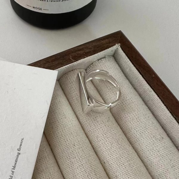 Wholesale 925 Sterling Silver Rectangular Ring - Image 3