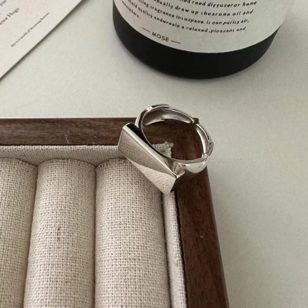 Wholesale 925 Sterling Silver Rectangular Ring