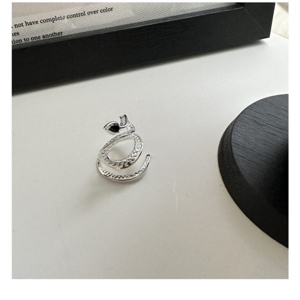 Wholesale 925 Sterling Silver Zircon Snake Ring - Image 2
