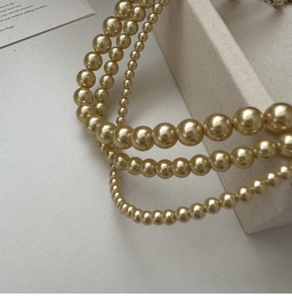 Wholesale 925 Sterling Silver Yellow Pearl Necklace - Image 2