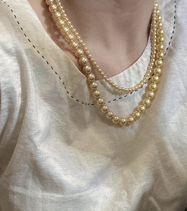 Wholesale 925 Sterling Silver Yellow Pearl Necklace - Image 4