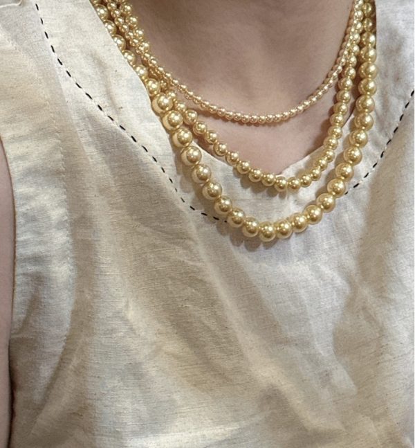Wholesale 925 Sterling Silver Yellow Pearl Necklace - Image 7