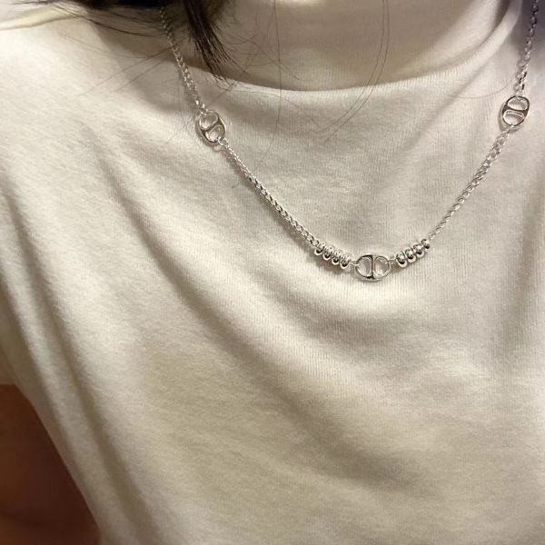 Wholesale 925 Sterling Silver Pig Nose Fashion Necklace - Image 4