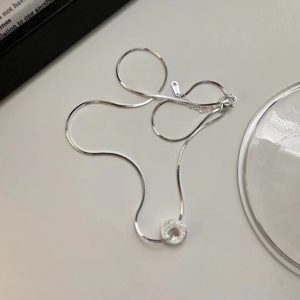 Wholesale 925 Sterling Silver Donut Necklace