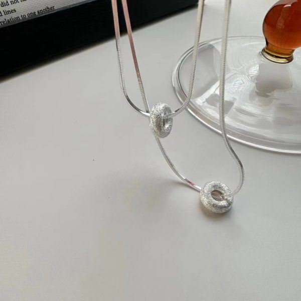 Wholesale 925 Sterling Silver Donut Necklace - Image 3
