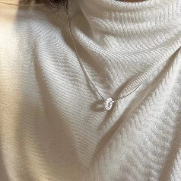 Wholesale 925 Sterling Silver Donut Necklace - Image 6