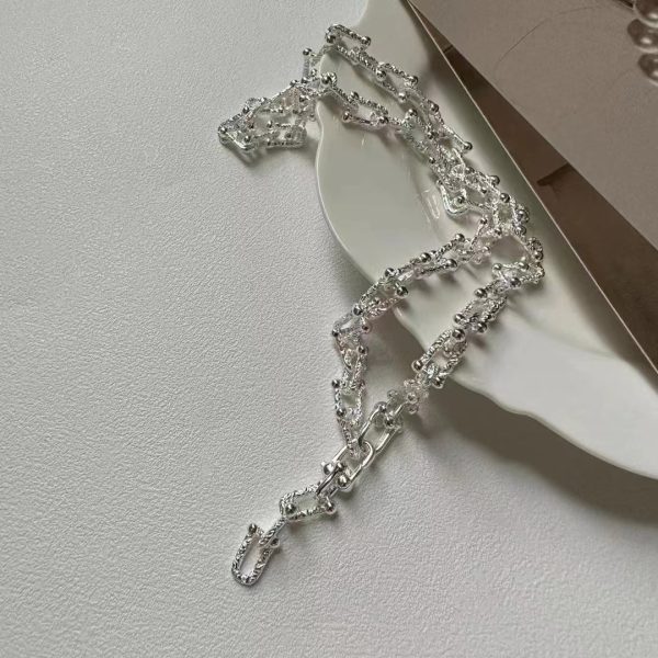 Wholesale 925 Sterling Silver Tang Grass Horseshoe Necklace - Image 4