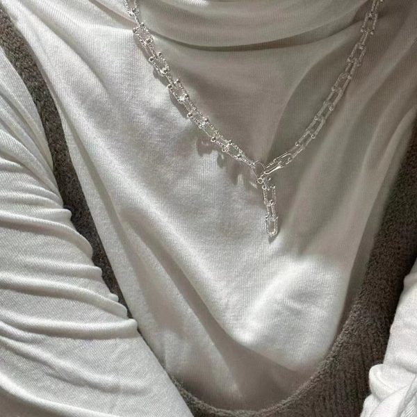 Wholesale 925 Sterling Silver Tang Grass Horseshoe Necklace - Image 7