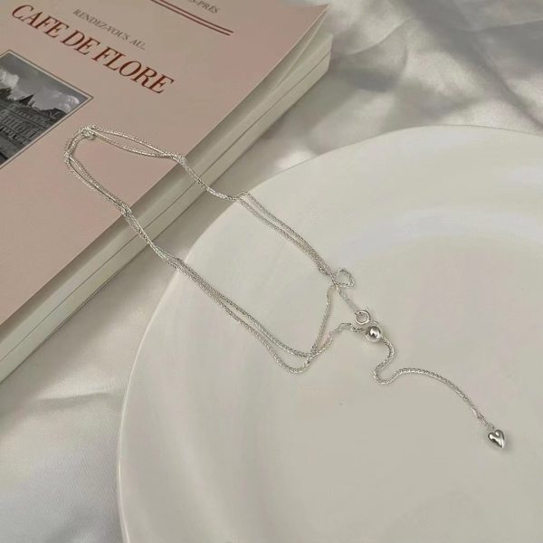 Wholesale 925 Sterling Silver Multiple Ways- Wearing Necklace - Image 3