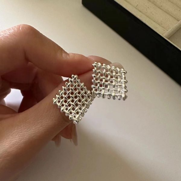 Wholesale 925 Sterling Silver Lace & Gauze Earrings - Image 3