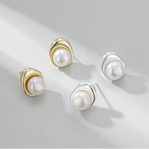 Wholesale 925 Sterling Silver Pearl Earrings