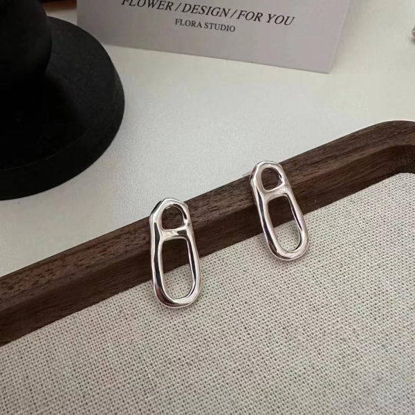 Wholesale 925 Sterling Silver Irregular Earrings - Image 2
