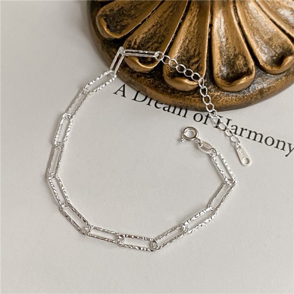 Wholesale 925 Sterling Silver Shiny Chain Bracelet - Image 2